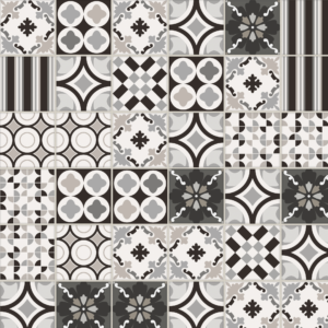 Gaudi Black&White Mix | 20x20cm